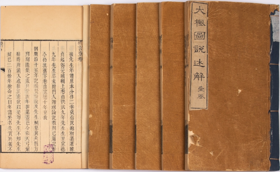 《太极图说述解》明曹端著 清代刊本 一函六册.JPG